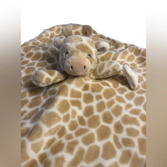 Carters Giraffe Security Blanket Baby Lovey Plush With Pacifier Strap Lovie Soft - Picture 2 of 6